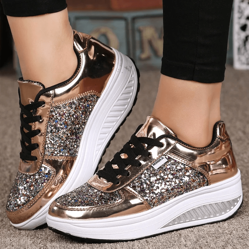 Monabella™ | Komfortable Pailletten Schuhe