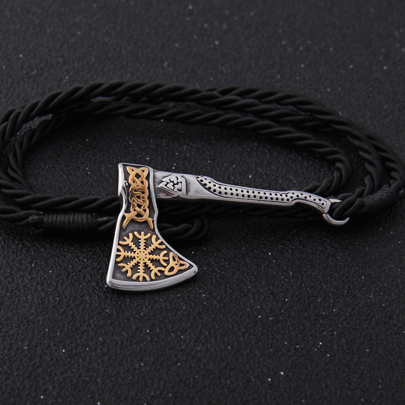 Gold Helm-Axt-Armband