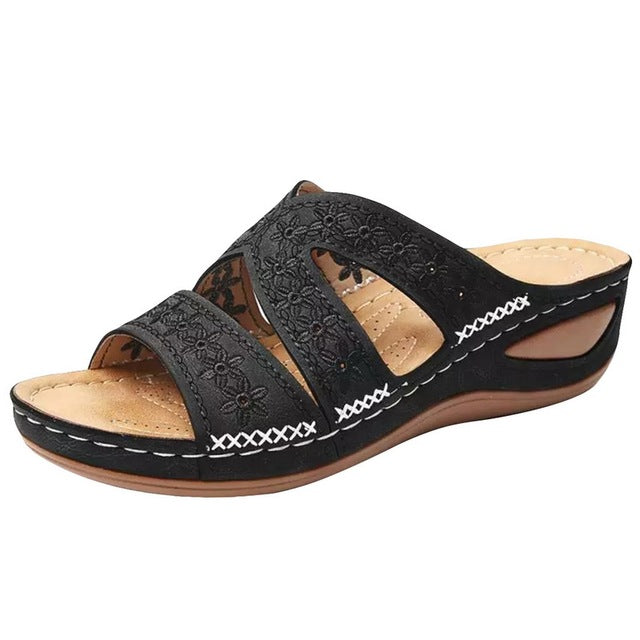 Bequeme & Ergonomische Damen Keilsandalen