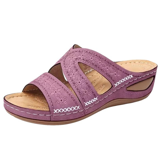 Bequeme & Ergonomische Damen Keilsandalen