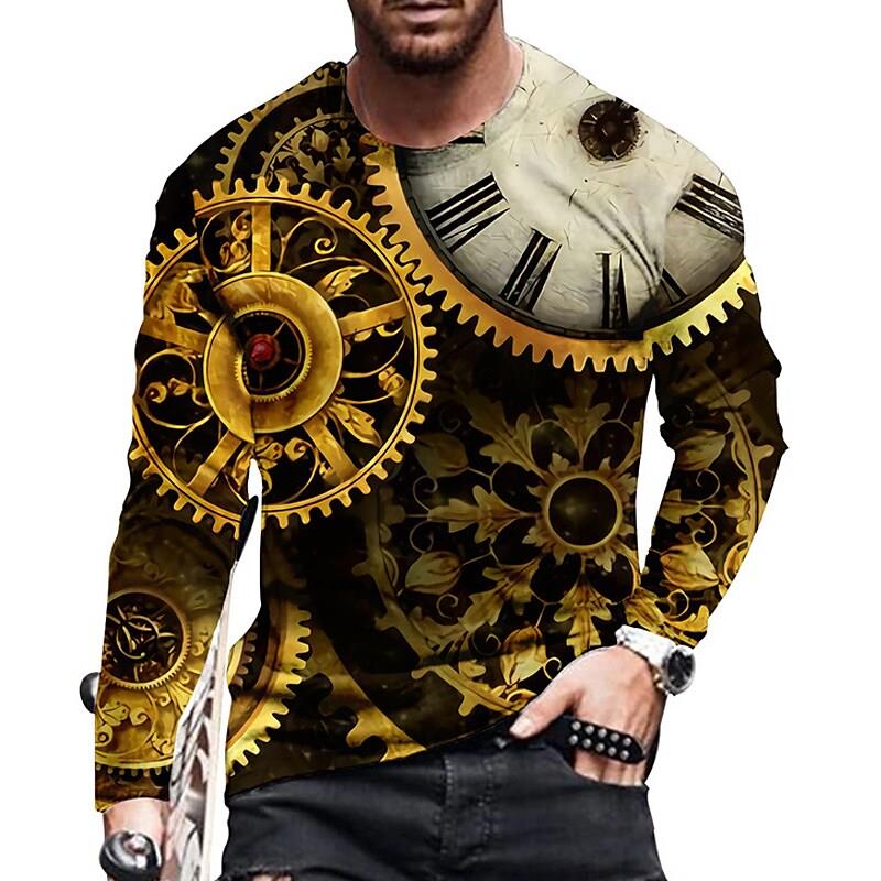 Timeless - Komfortabler Langarm Pullover mit Uhrmotiv