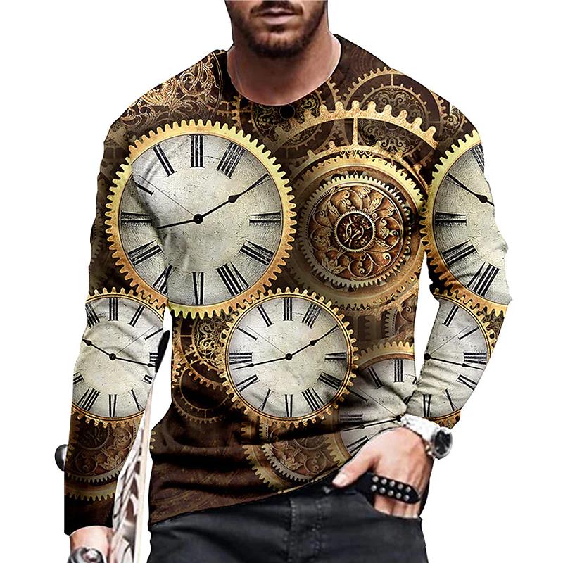 Timeless - Komfortabler Langarm Pullover mit Uhrmotiv