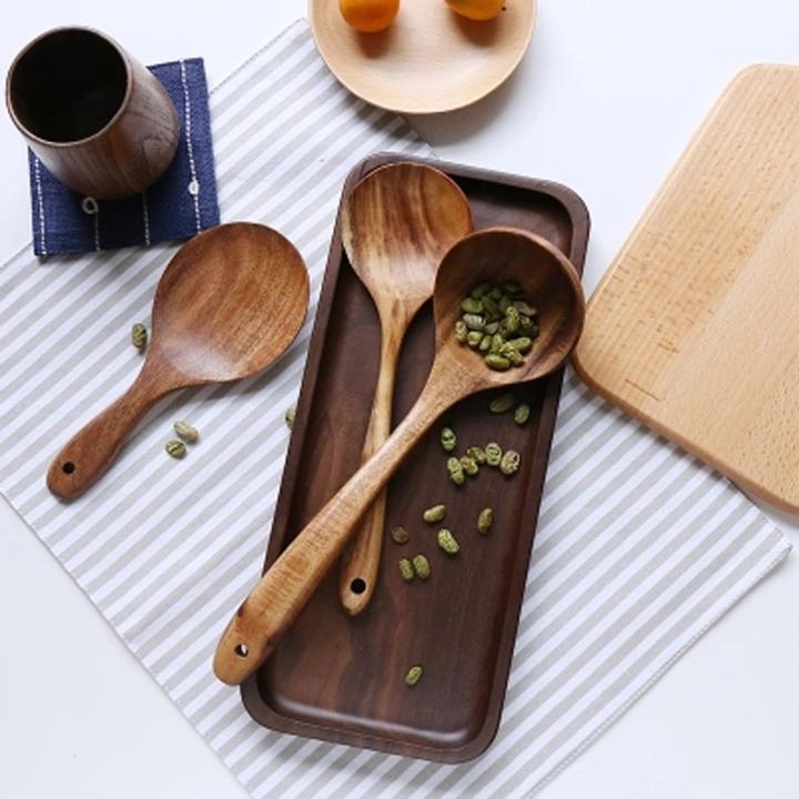 Hochwertiges Küchen-Utensilien Set aus Holz