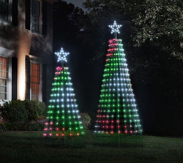 Multi-farbige animierte LED-Weihnachtsbaum-Lichtshow - 1+1 GRATIS!