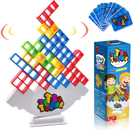 Tetra Turm - Spannendes Stapelspiel für Kinder und Erwachsene
