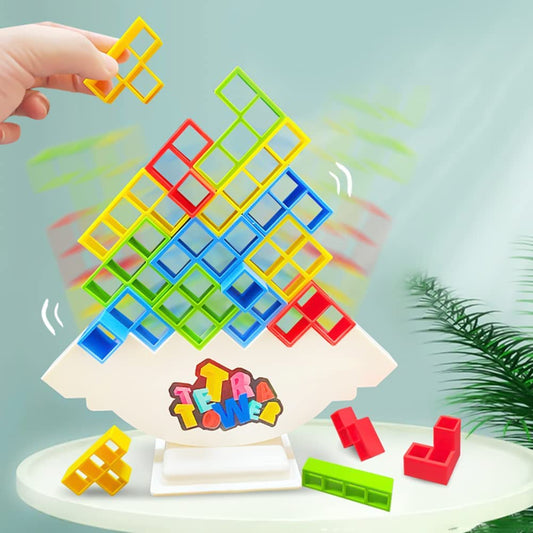 Tetra Turm - Spannendes Stapelspiel für Kinder und Erwachsene