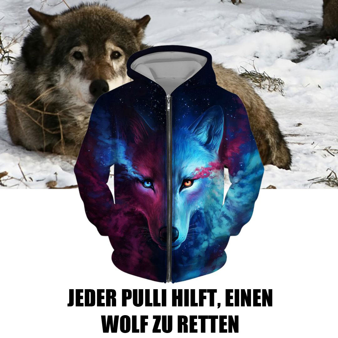 Wolf Mission Kapuzenpullover