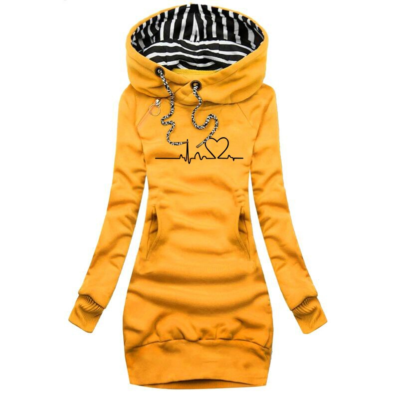 Heartbeat™ - Kuscheliger und Langer Kapuzenpullover