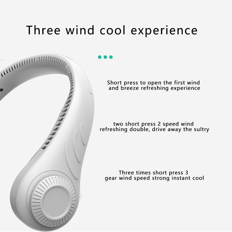 AirNeck™ - Tragbarer & kühlender Ventilator