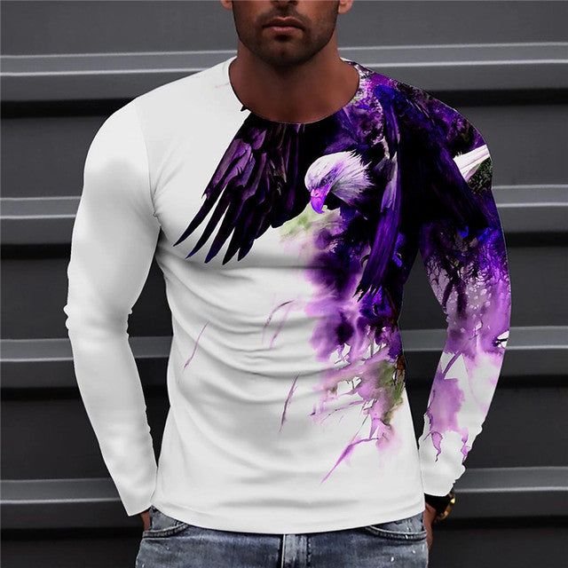 Eagle - Komfortabler Langarm Pullover mit Adlermotiv