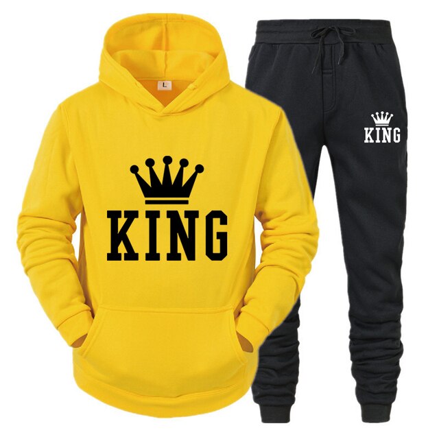 King - Komfortabler Herren Jogginganzug Set