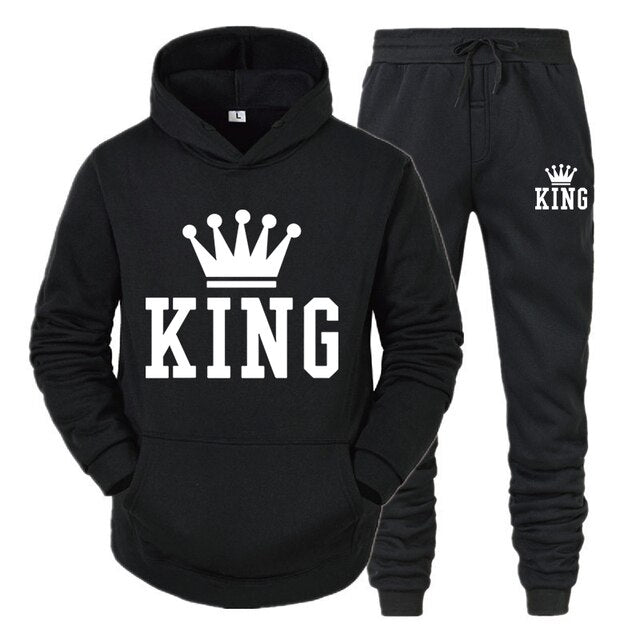 King - Komfortabler Herren Jogginganzug Set