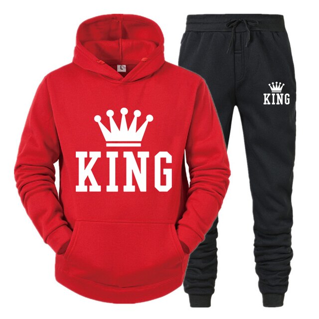 King - Komfortabler Herren Jogginganzug Set