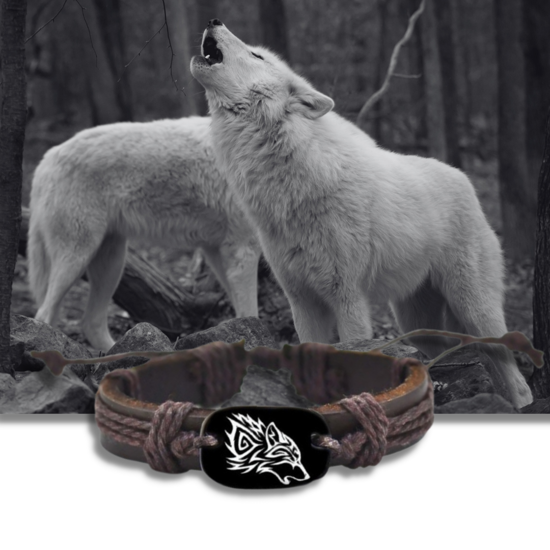 Rette einen Wolf Armband
