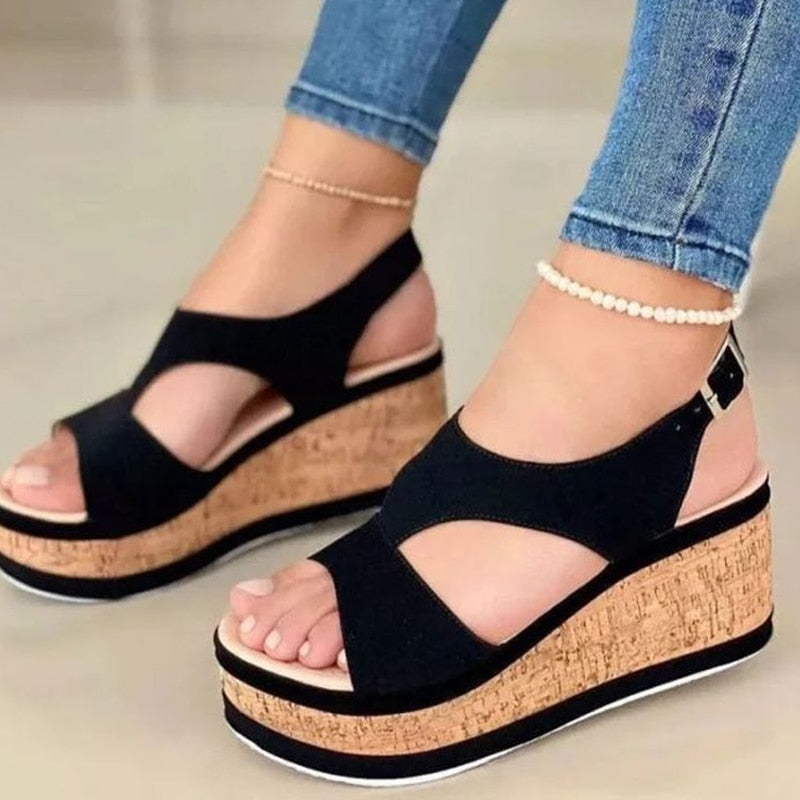 Donna - Sommerliche Open-Toe-Sandalen für Frauen
