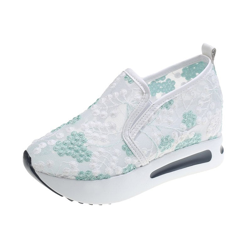 Georgia - Ergonomische Plateau Turnschuhe