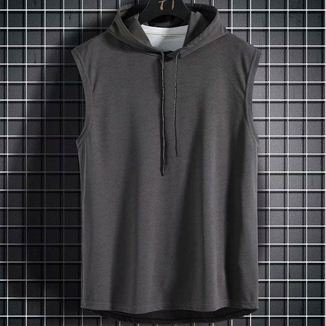 ARNE - Ärmelloses Sweatshirt mit Kapuze