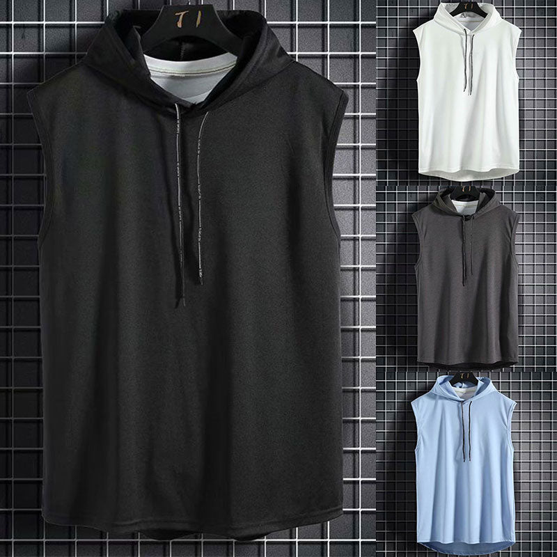 ARNE - Ärmelloses Sweatshirt mit Kapuze