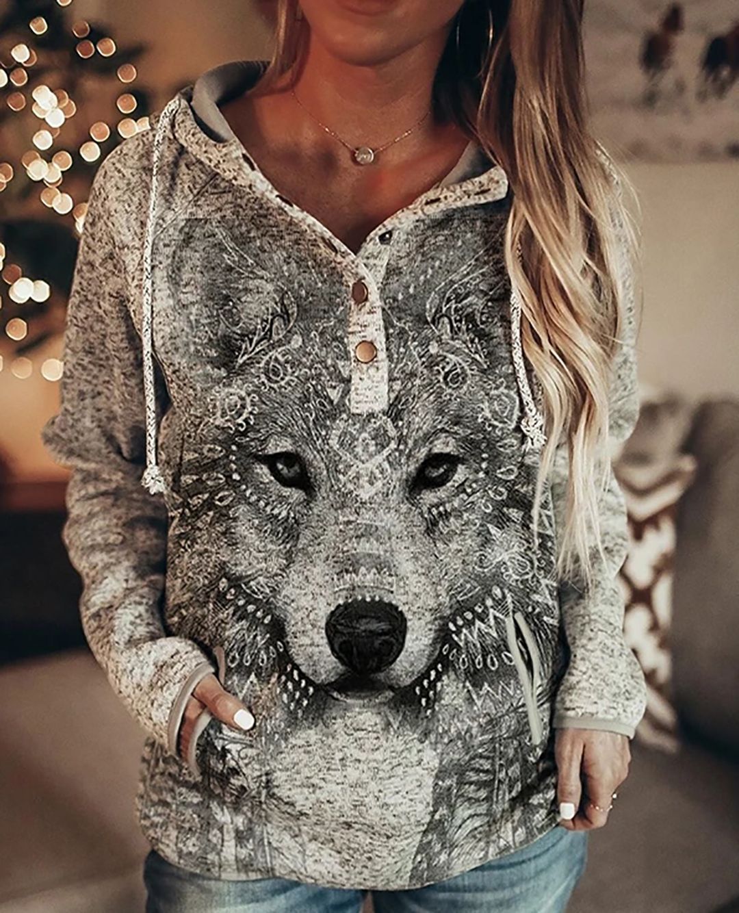 Jenna - Komfortabler Kapuzenpullover mit Tiermotiv