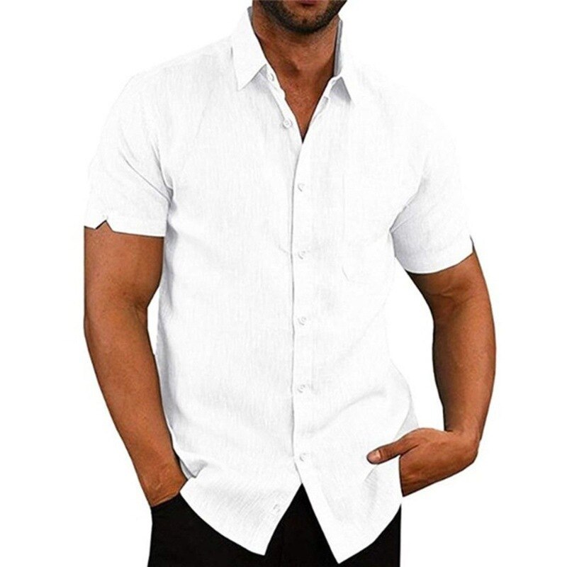 CAPONE - Modisches Baumwolle Leinen Shirts für Männer
