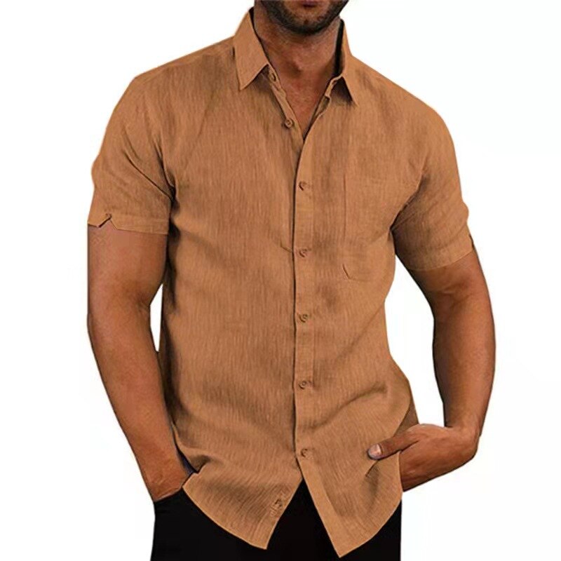 CAPONE - Modisches Baumwolle Leinen Shirts für Männer