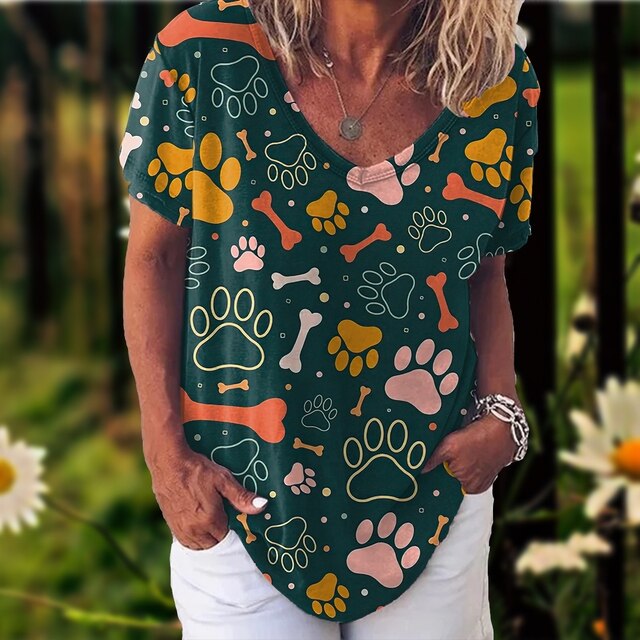 Colorpaw - Komfortables und süßes Pfoten T-Shirt
