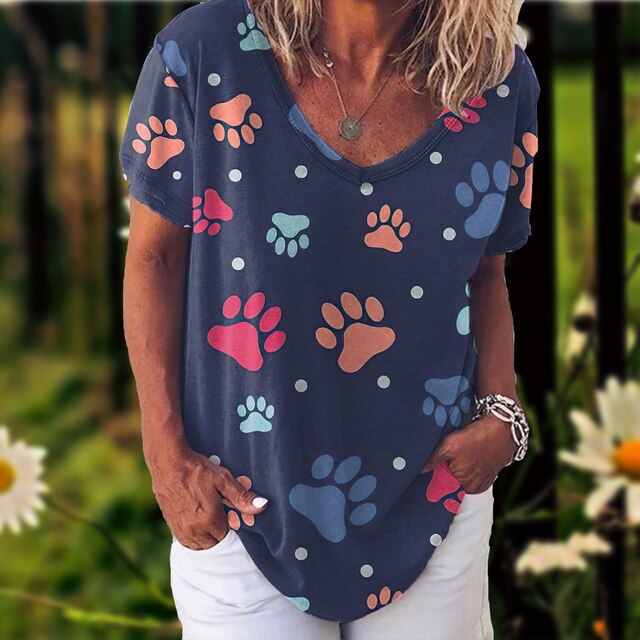 Colorpaw - Komfortables und süßes Pfoten T-Shirt