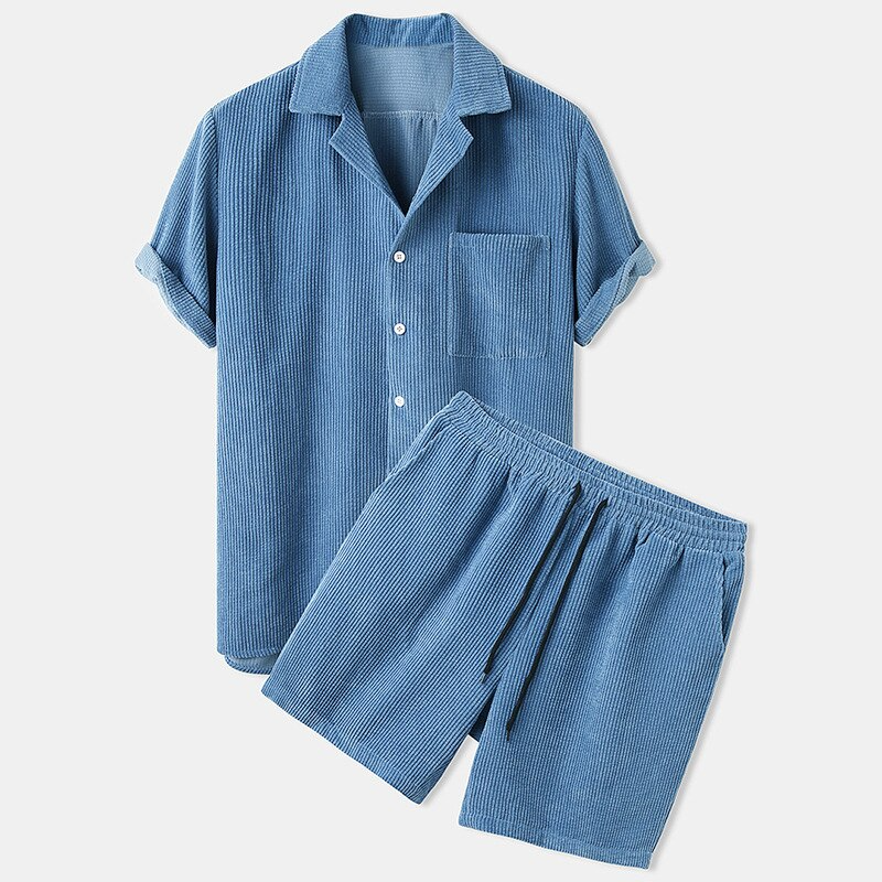 Pedro - Cord-Set für Männer (Oberteil + Hose)
