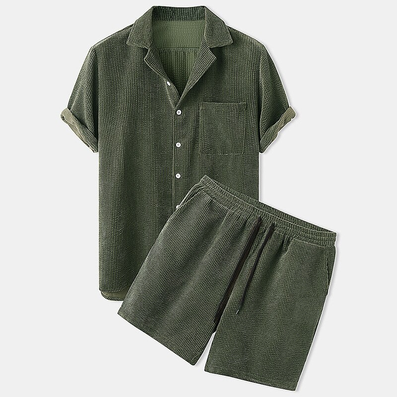 Pedro - Cord-Set für Männer (Oberteil + Hose)