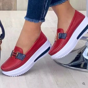 Damen Mokassins mit Plateau