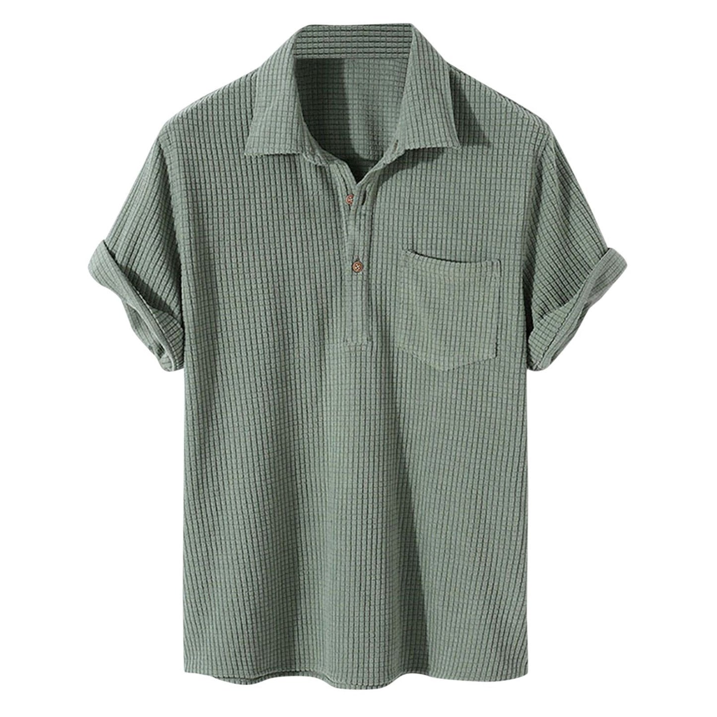 Herren T-Shirt mit Waffelmuster (2+1 GRATIS)