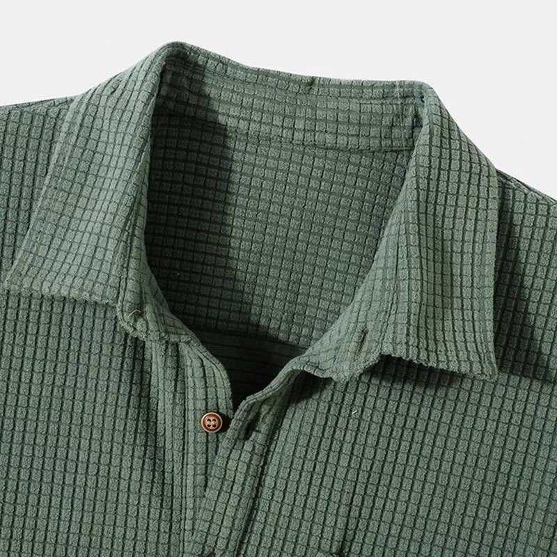 Herren T-Shirt mit Waffelmuster (2+1 GRATIS)
