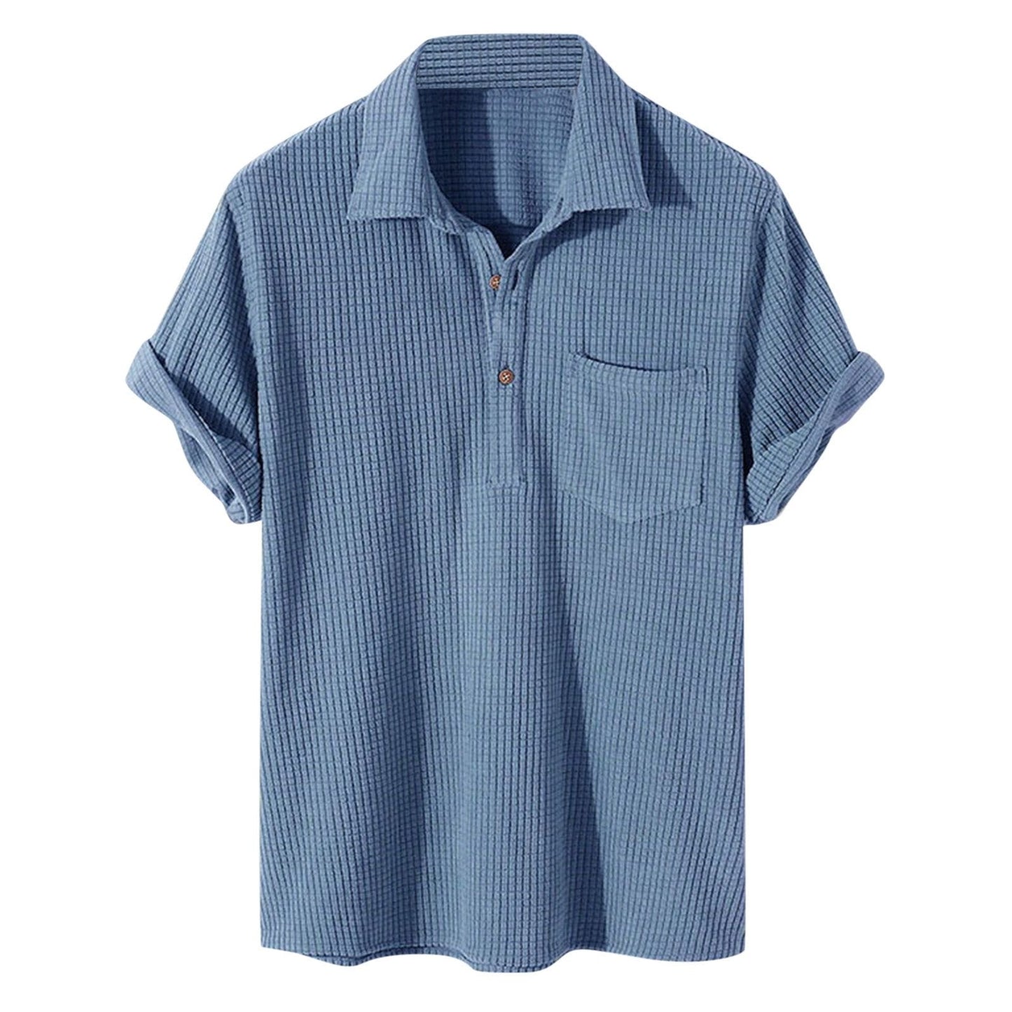 Herren T-Shirt mit Waffelmuster (2+1 GRATIS)