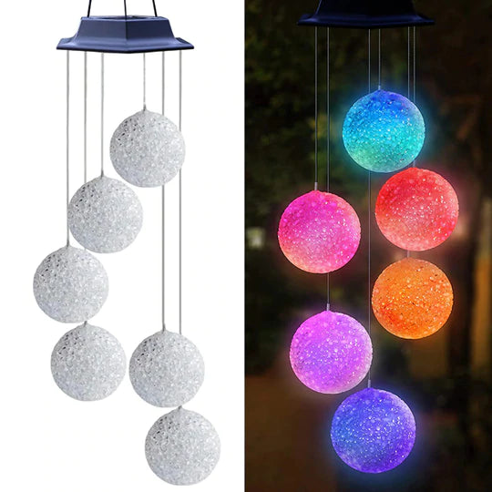 Solar LED Kristallkugeln