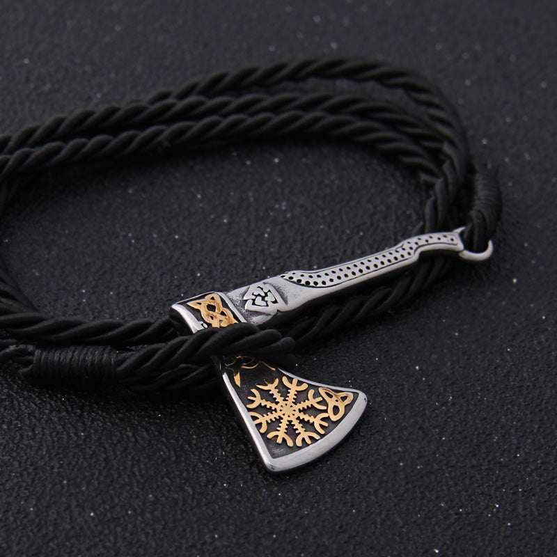 Gold Helm-Axt-Armband