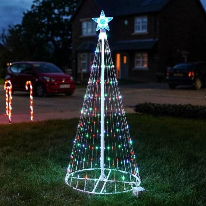 Multi-farbige animierte LED-Weihnachtsbaum-Lichtshow - 1+1 GRATIS