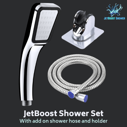 JetBoost - Wassersparender Hochdruck-Duschkopf