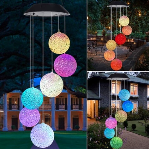 Solar LED Kristallkugeln