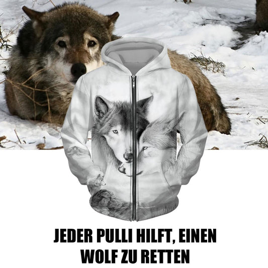 Wolf Mission Kapuzenpullover