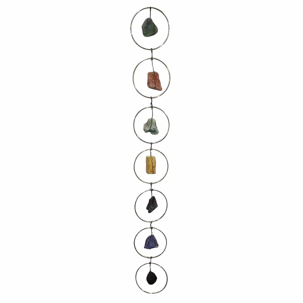 Kristall-Dekor Baum des Lebens Auto-Hängezubehör 7 Chakras Steine  Meditations-Ornamente Wanddekoration Viel Glück Heimdekoration