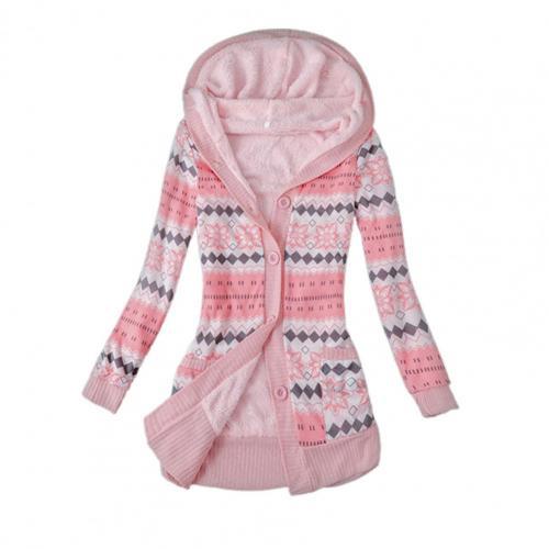 Damen Strickjacke mit Fleece Fütterung