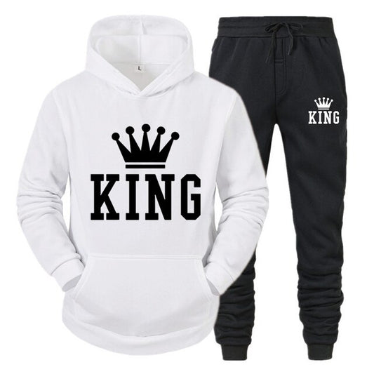 King - Komfortabler Herren Jogginganzug Set