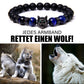 "Rette einen Wolf" Armband