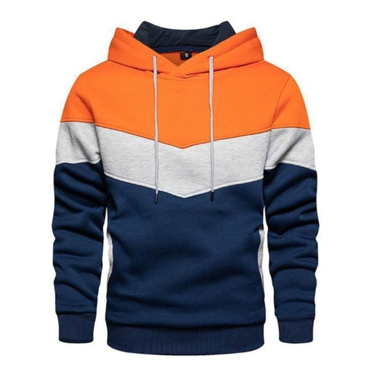 Komfortabler und Bunter Fleece Kapuzenpullover