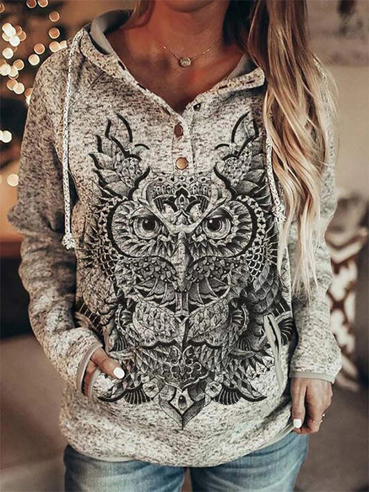 Jenna - Komfortabler Kapuzenpullover mit Tiermotiv
