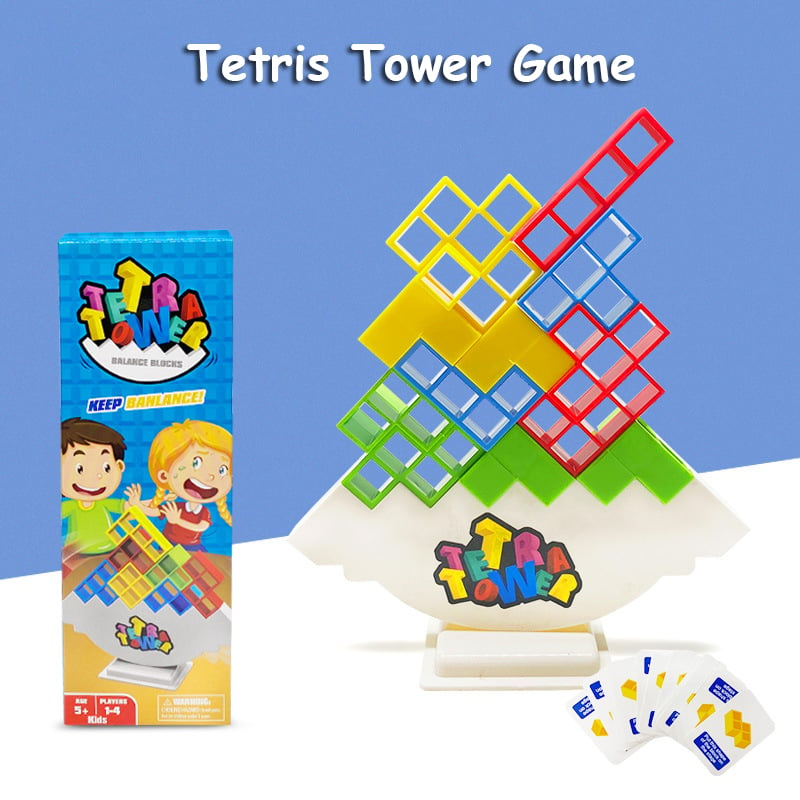 Tetra Turm - Spannendes Stapelspiel für Kinder und Erwachsene