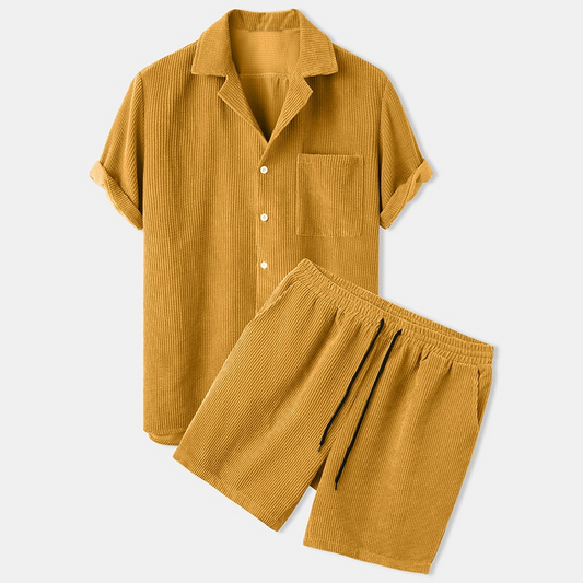 Pedro - Cord-Set für Männer (Oberteil + Hose)