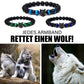"Rette einen Wolf" Armband